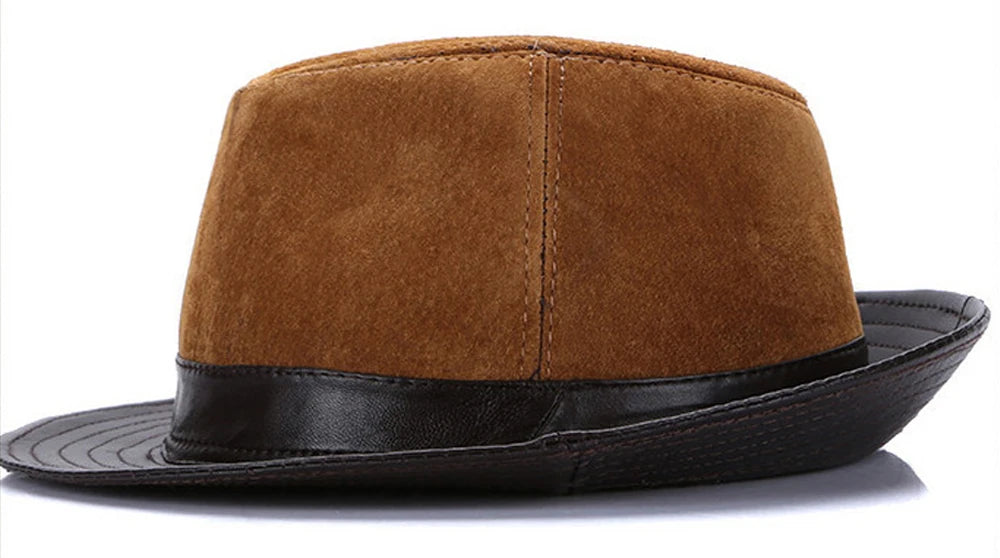 New Men Real Genuine Sheepskin Leather