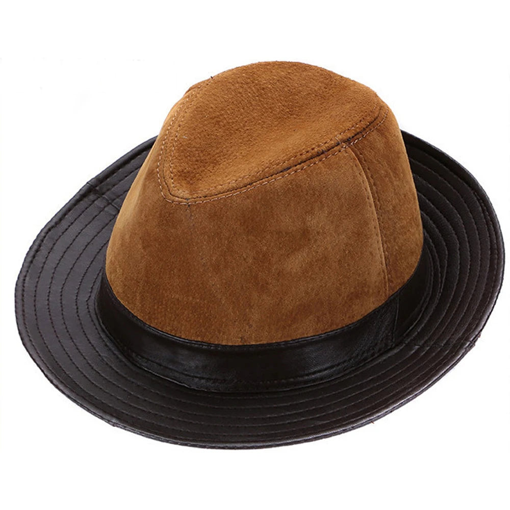 New Men Real Genuine Sheepskin Leather
