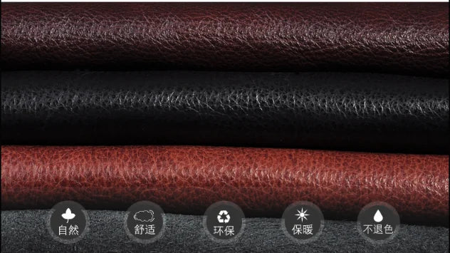 Men's outdoor leather hat winter Berets