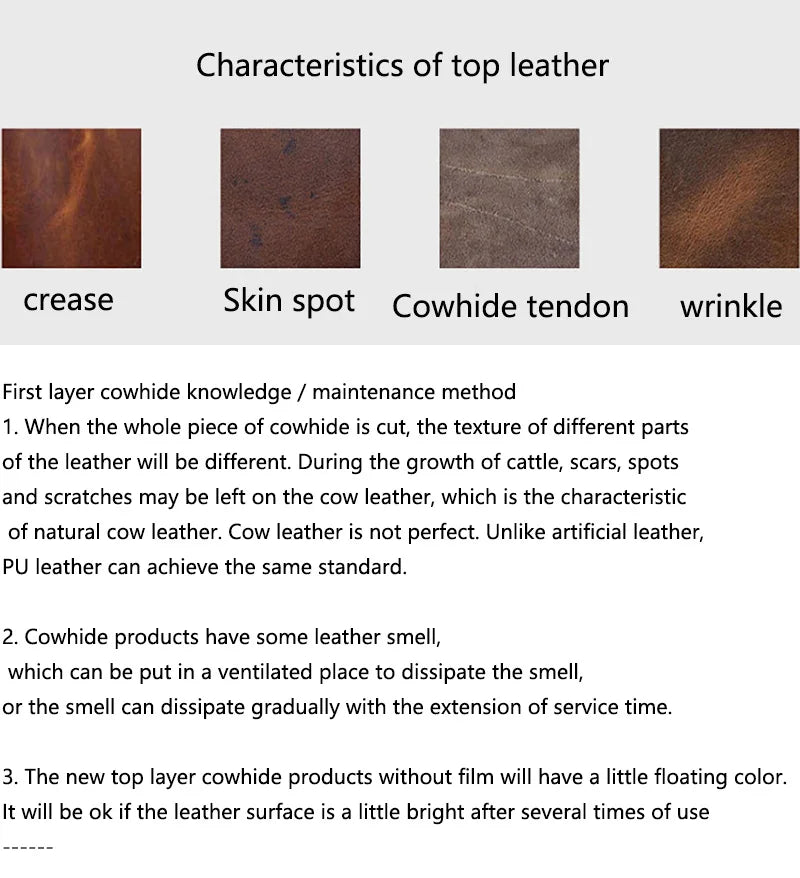 Trendy Men's Genuine Leather