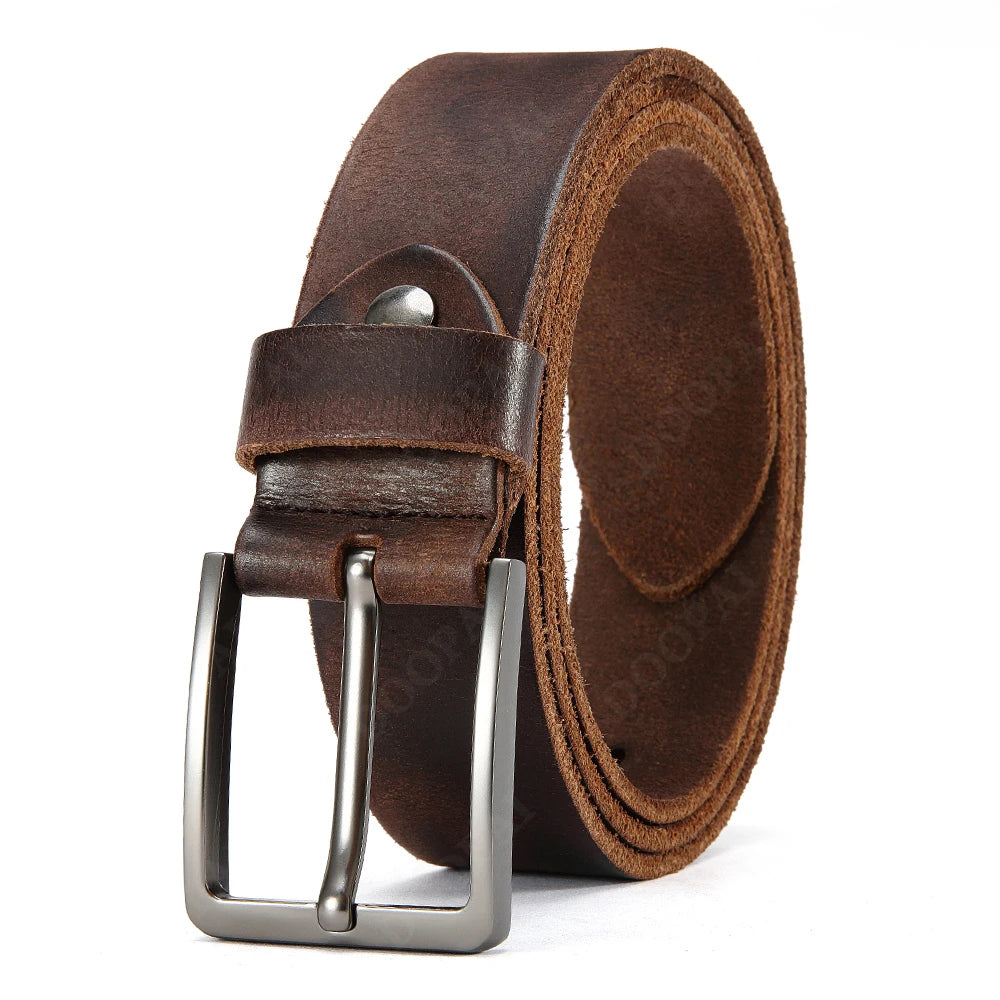 Antique High-quality Metal Needle Buckle Men's Casual Belt