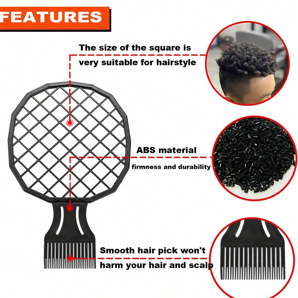 3pcs/set Hair Styling Rubber Washable Afro Curl Sponge Soft Hair