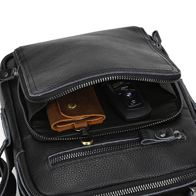 Leather Men's Shoulder Bag
