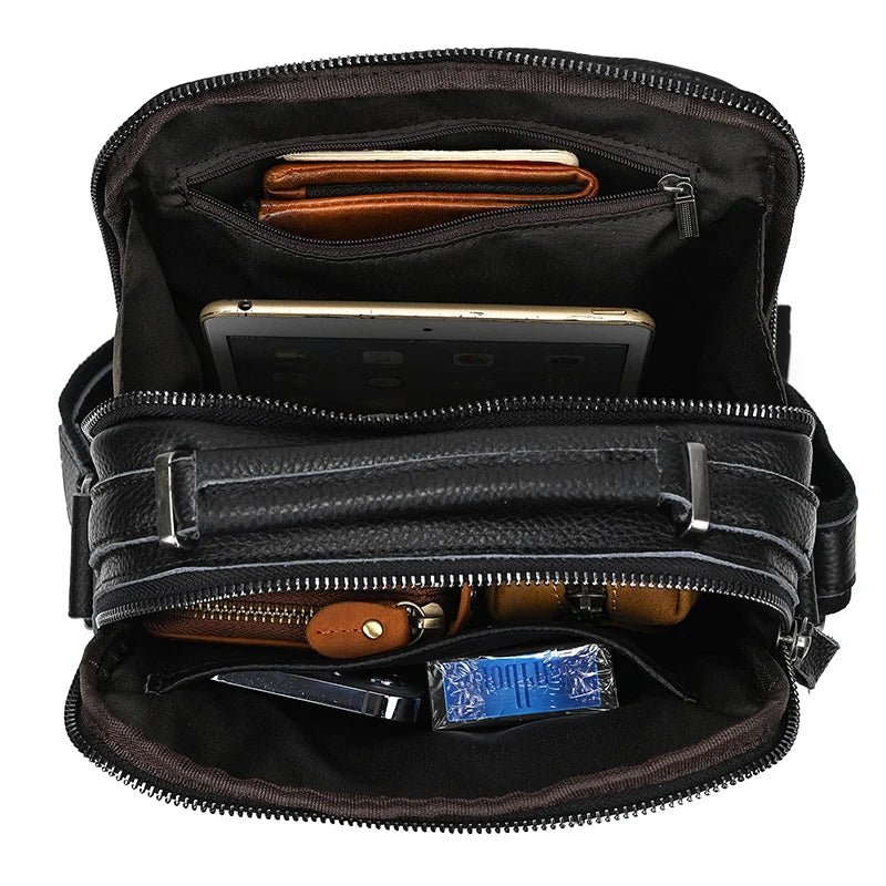 Leather Men's Shoulder Bag