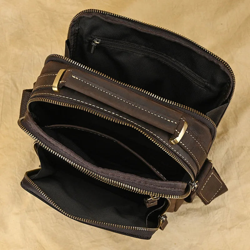Leather Men's Shoulder Bag