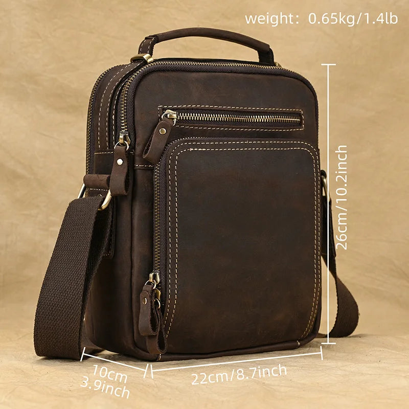 Leather Men's Shoulder Bag