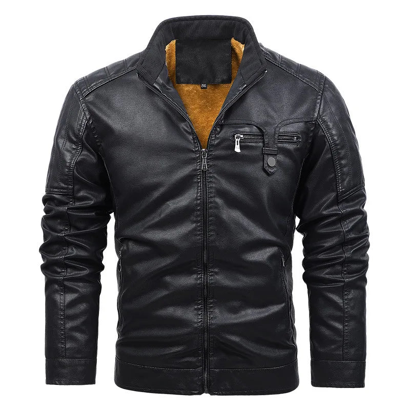 Men's leather jacke