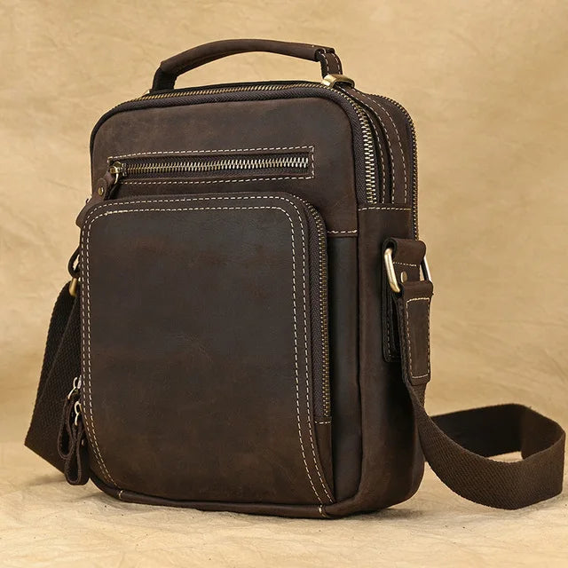 Leather Men's Shoulder Bag