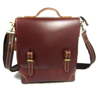 Vintage Men Leather Briefcase Tote Business bag
