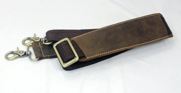 Vintage Men Leather Briefcase Tote Business bag