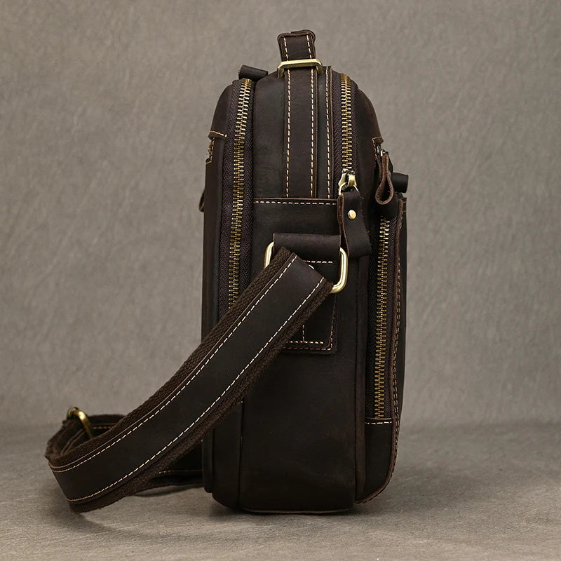 Leather Men's Shoulder Bag