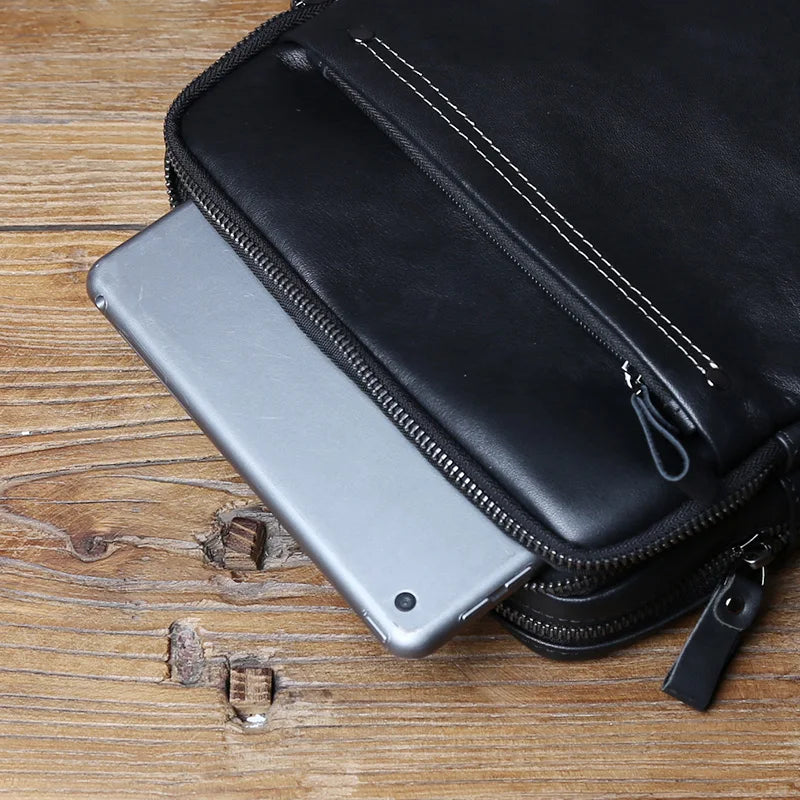 Trendy Men's Genuine Leather