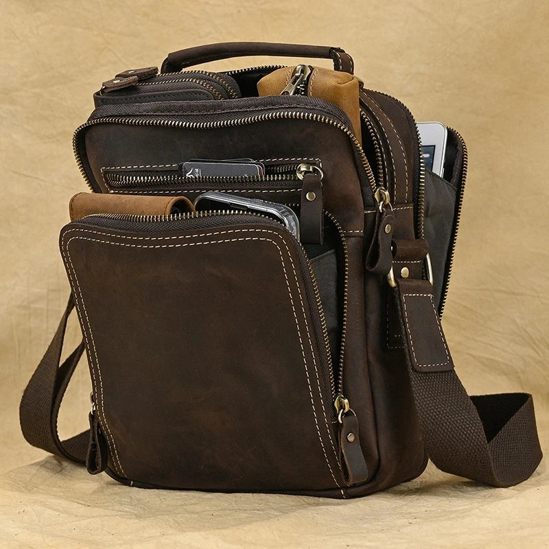 Leather Men's Shoulder Bag