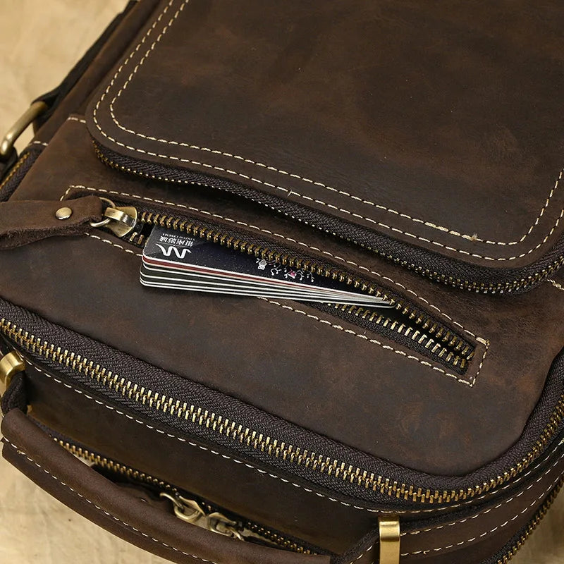 Leather Men's Shoulder Bag