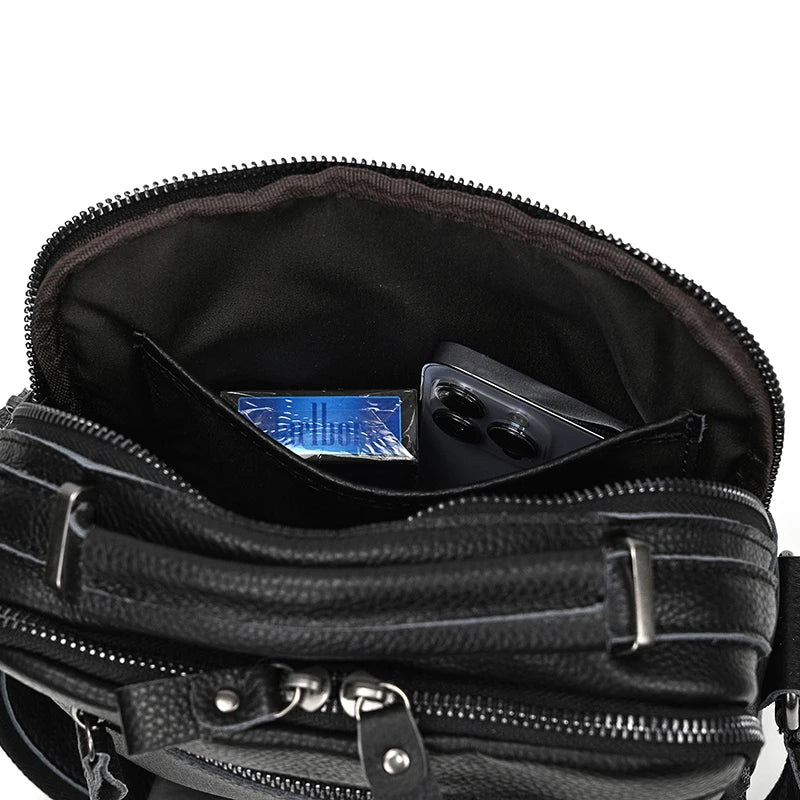 Leather Men's Shoulder Bag