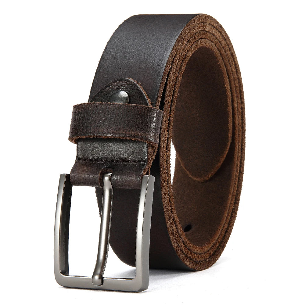 Antique High-quality Metal Needle Buckle Men's Casual Belt