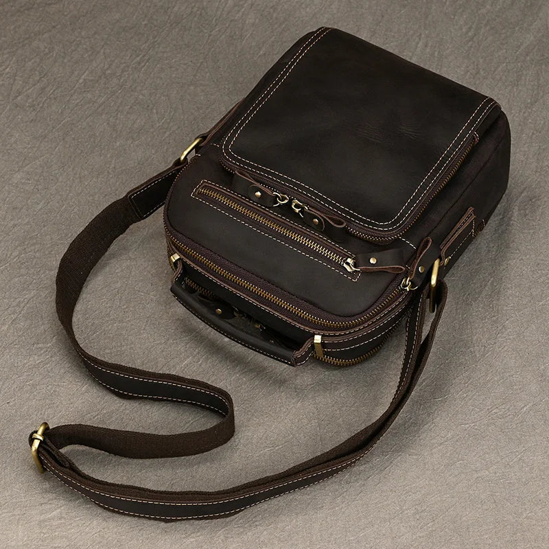 Leather Men's Shoulder Bag