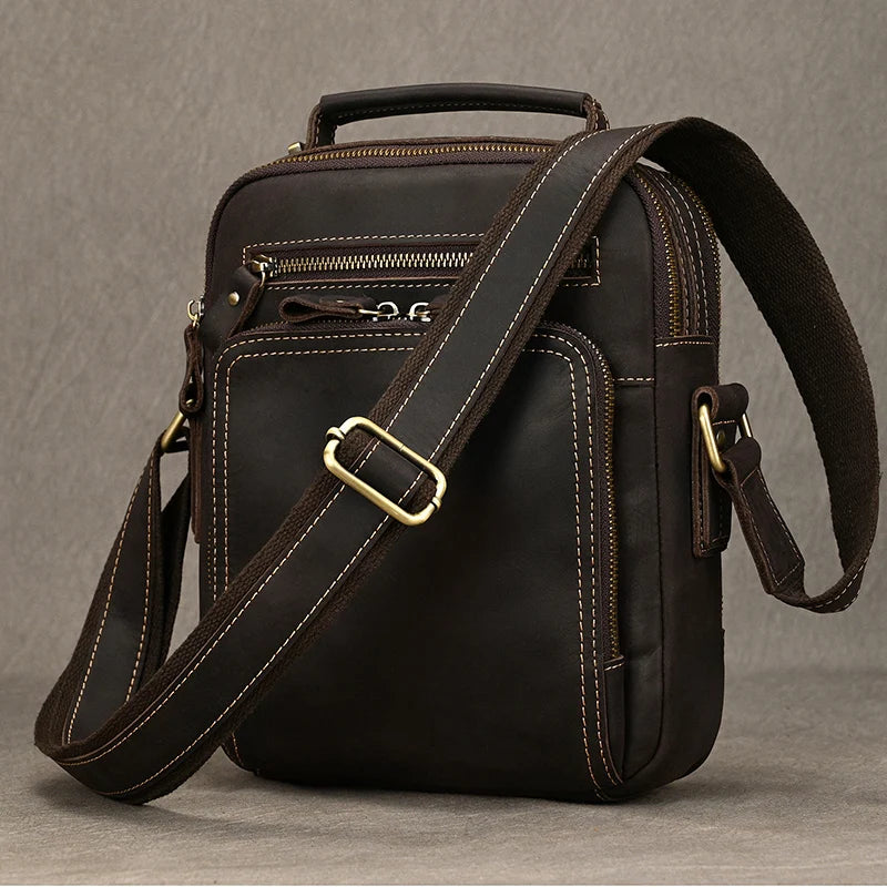 Leather Men's Shoulder Bag