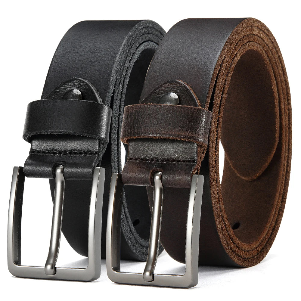 Antique High-quality Metal Needle Buckle Men's Casual Belt