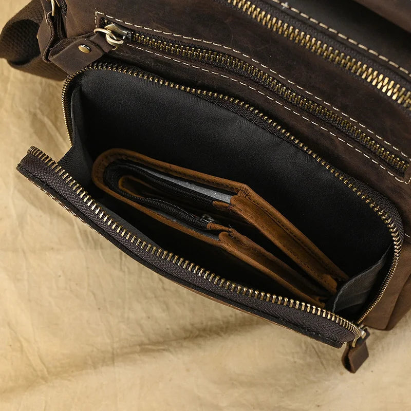 Leather Men's Shoulder Bag
