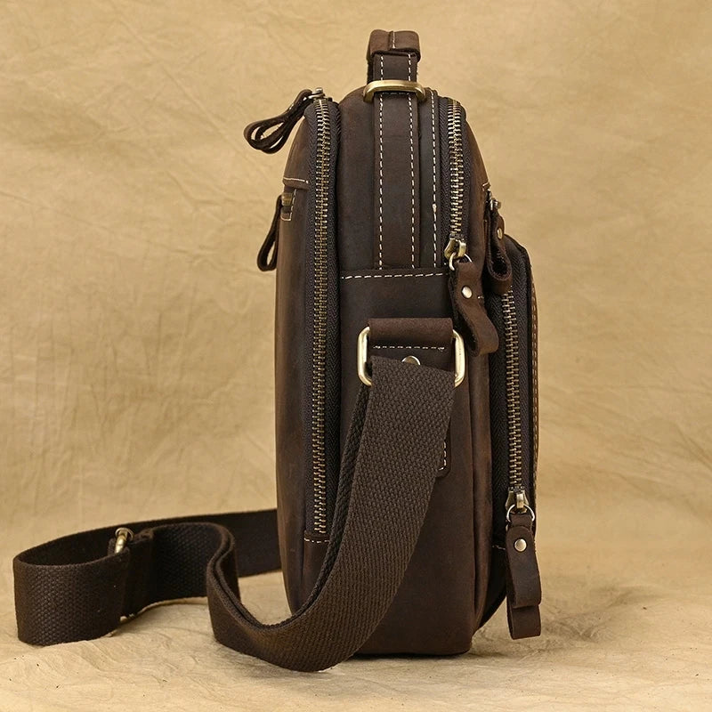 Leather Men's Shoulder Bag