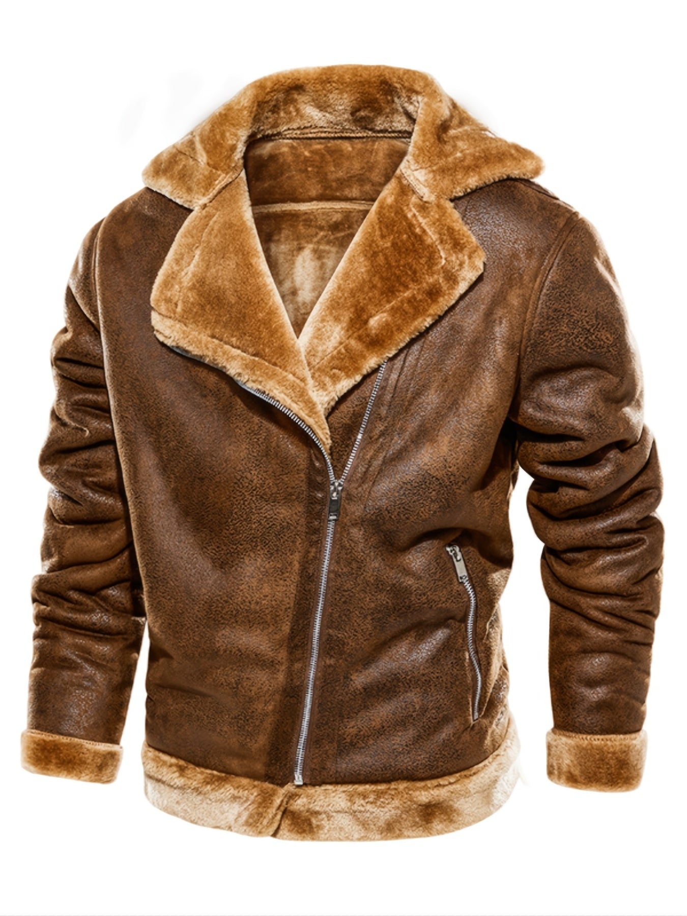 Men's Vintage Thermal Fleece-Lined Jacket - Winter