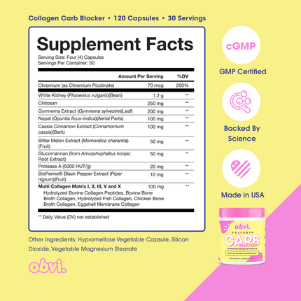 Obvi. Collagen Carb Blocker