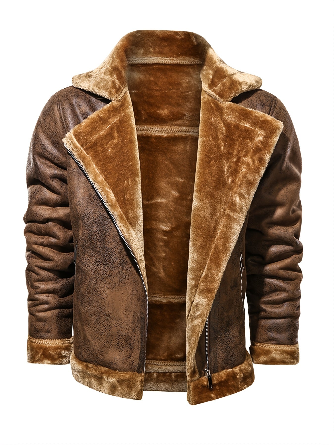 Men's Vintage Thermal Fleece-Lined Jacket - Winter