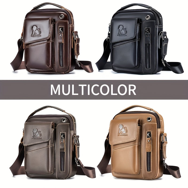 Genuine Leather Crossbody Bag