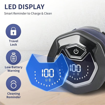 Rotating Wet and Dry Men's Electric Shaver