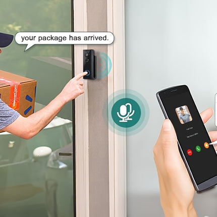 XTU Doorbell Camera Wireless No Subscription, 2K Video Doorbell with Chime