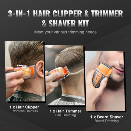 Professional 3-in-1 Hair Clipper
