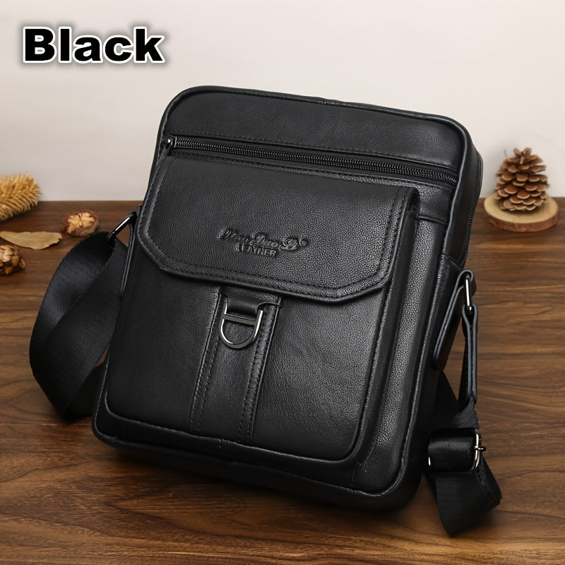 Men'S Genuine Leather Shoulder Bag