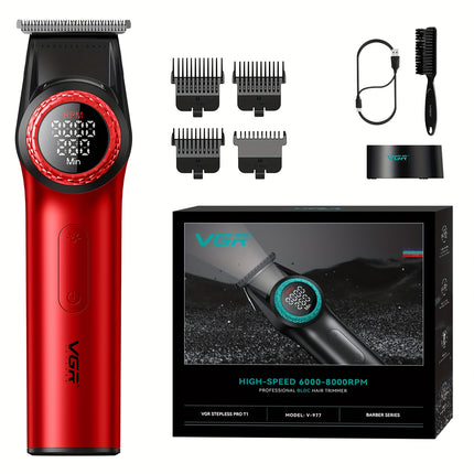 Professional Men's Hair Clipper  Rechargeable E