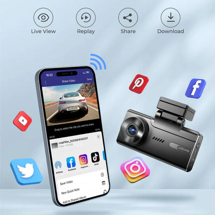 AZDOME M580 3CH 5K Dash Cam