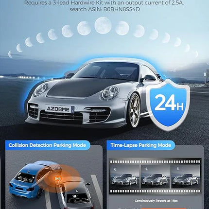 AZDOME M580 3CH 5K Dash Cam