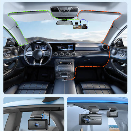 AZDOME M580 3CH 5K Dash Cam