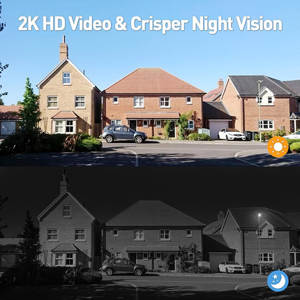 XTU Doorbell Camera Wireless No Subscription, 2K Video Doorbell with Chime
