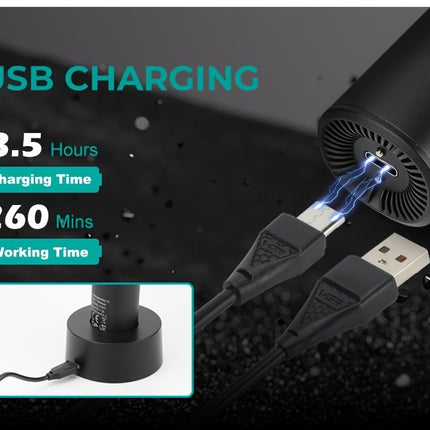 Professional Men's Hair Clipper  Rechargeable E