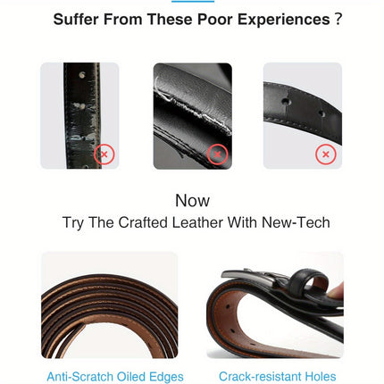 1 pc Leather Belt for Men
