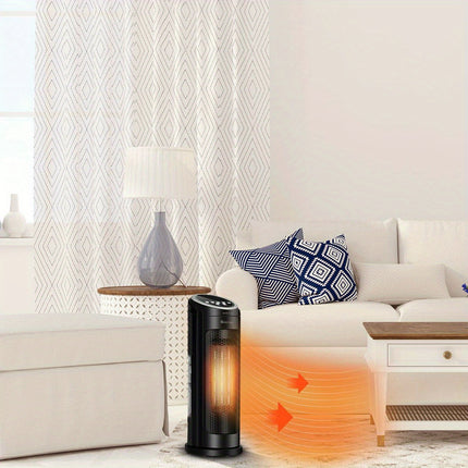 DIBELLAY 1500W Ceramic Heater – Quiet, Remote & Safe”