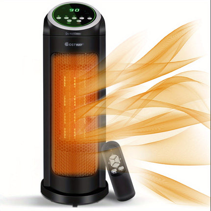 DIBELLAY 1500W Ceramic Heater – Quiet, Remote & Safe”