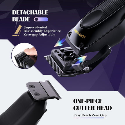 2 in 1Cordless hair clipper with powerful brushless
