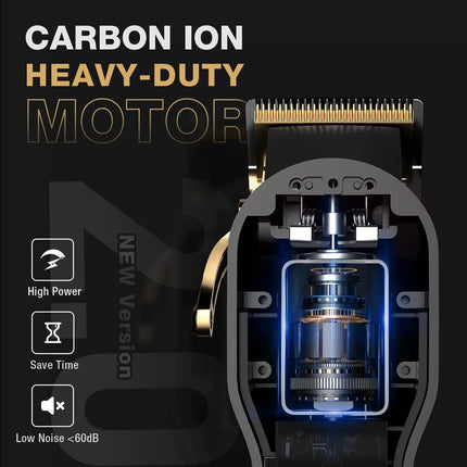 Cordless Hair Clippers & T-Blade Trimmer Set For Men