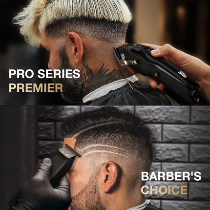 Cordless Hair Clippers & T-Blade Trimmer Set For Men