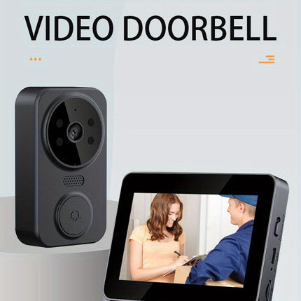 Wireless Video Doorbell with 4.3" HD Screen