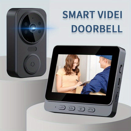 Wireless Video Doorbell with 4.3" HD Screen