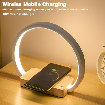 Multifunctional Modern Table Lamp with Wireless Charging