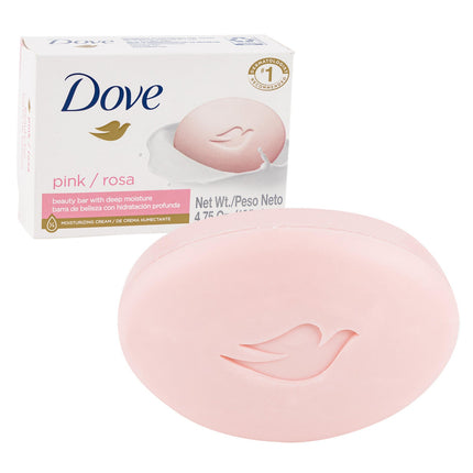 Dove Pink Beauty Bar Soap Deep Moisture 4.75 oz