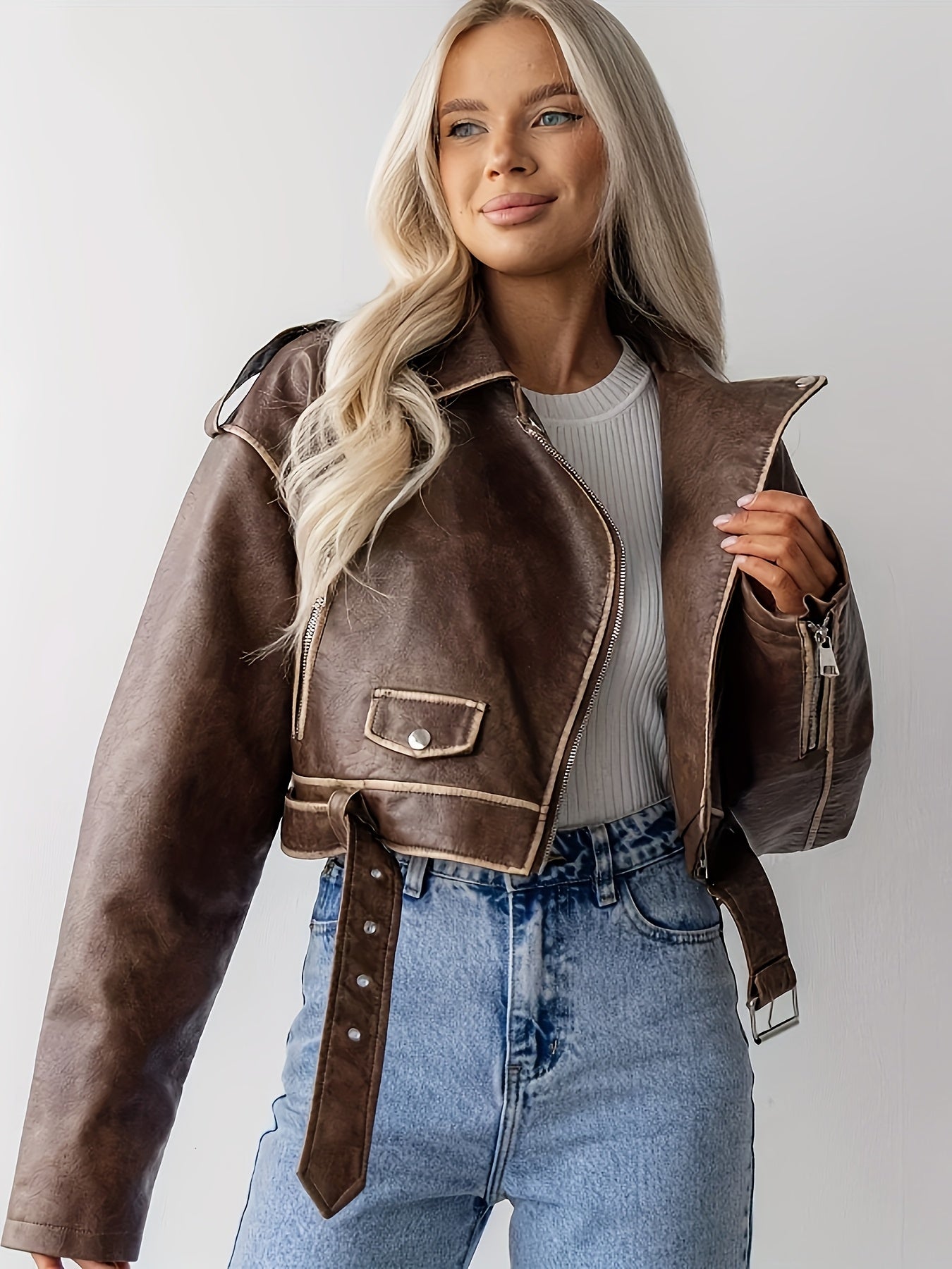 New PU Leather Women's
